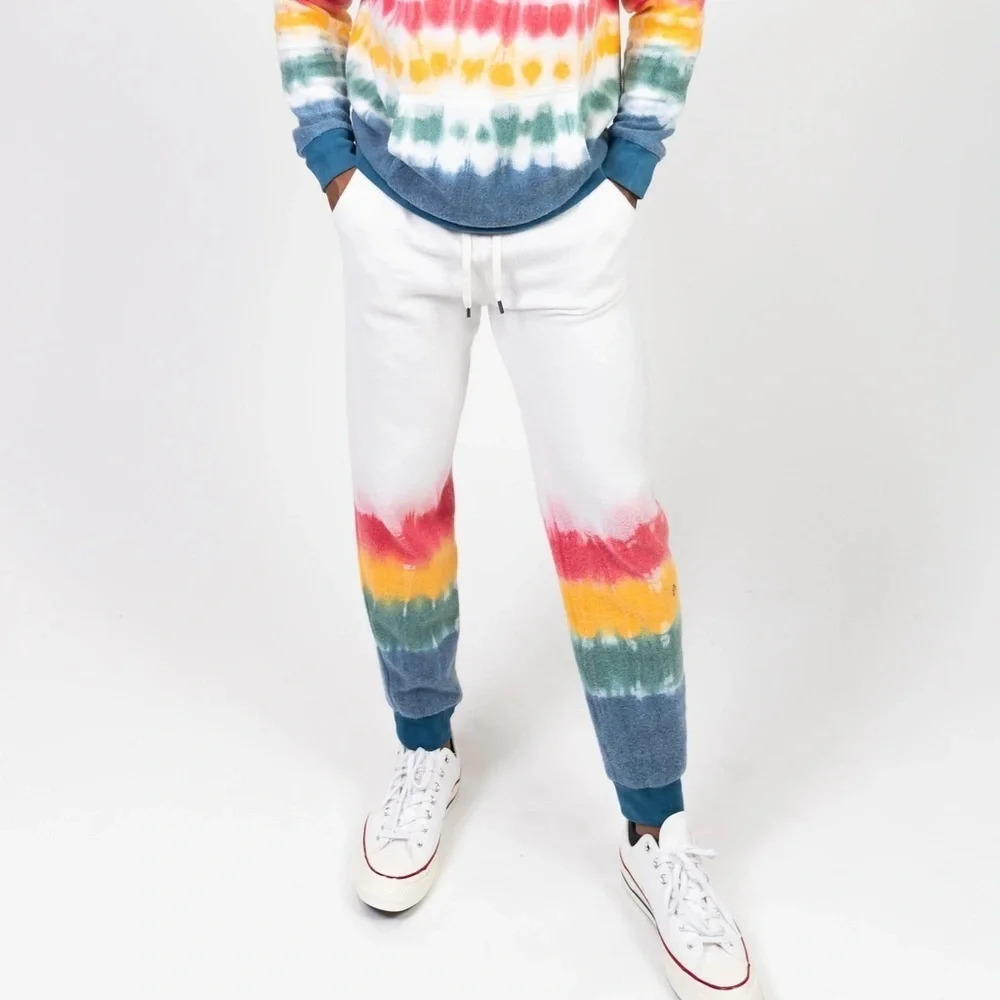 Feat Comfy Blanketblend Jogger Sunset Lover Colorful Ombré Jogger Sweats S